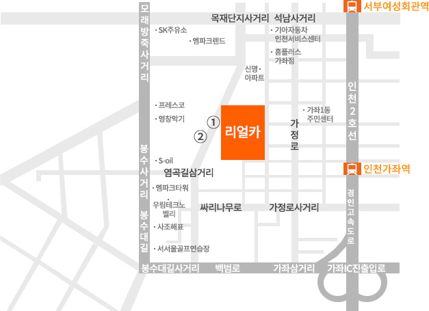 리얼카 위치 정보 지도